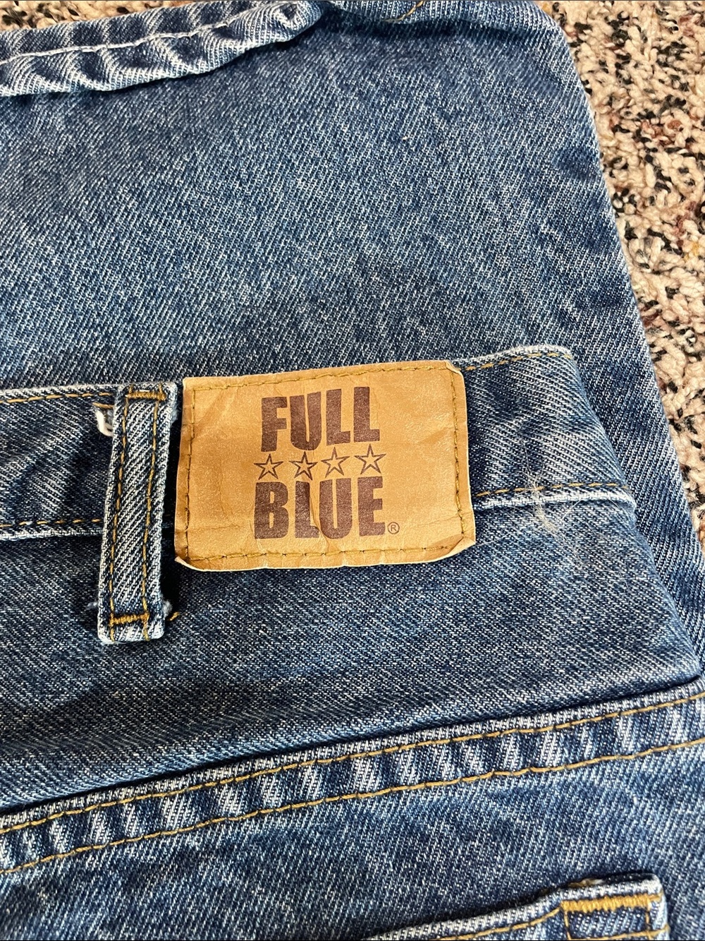 Classic Men's Blue Straight-Leg Work Jeans Size 36X30 | EUC - Picture 5 of 6